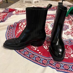 Camper Women Bonnie Western Boot Black